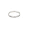 Bague 47,5 Demi-Alliance or blanc et diamants 58 Facettes PER1307
