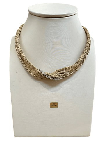 Collier Collier Draperie Or Jaune - Époque 19éme 58 Facettes 1.0000154/1