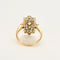 Bague 59 Bague or deux tons et diamants 58 Facettes LJ7