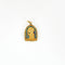 Pendentif Médaille or jaune et émail et pierres 58 Facettes SNA1227