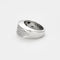 Bague 52 Bague jonc or gris et pavage de diamants 58 Facettes LJ3