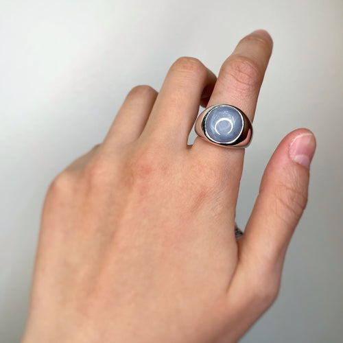 Bague 54 Bague - Or Et Saphir Etoilé 58 Facettes 210161R