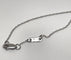 Collier Dinh Van- Collier le cube or blanc taille moyen 58 Facettes