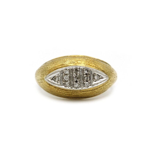 Bague 51 Bague - Deux Ors & diamants 58 Facettes 250029R