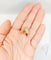 Pendentif Pendentif sceau antique en or rose 14k et agate blanche 58 Facettes A06677