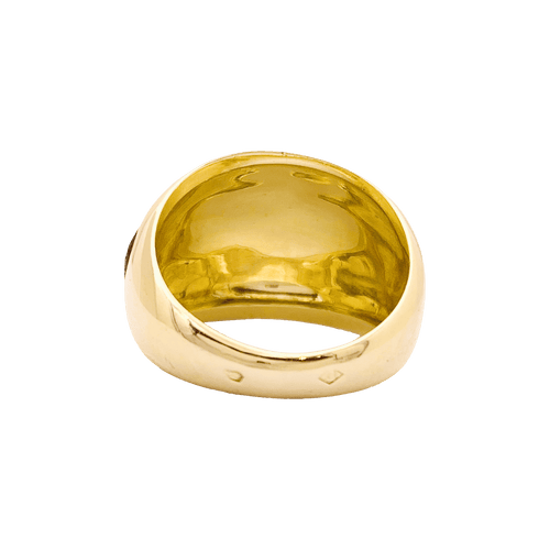 Bague Bague vintage Van Cleef & Arpels, or jaune, laque. 58 Facettes 34648