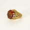 Bague 50 Bague cocktail en Or jaune et saphir de synthèse. 58 Facettes PER0443