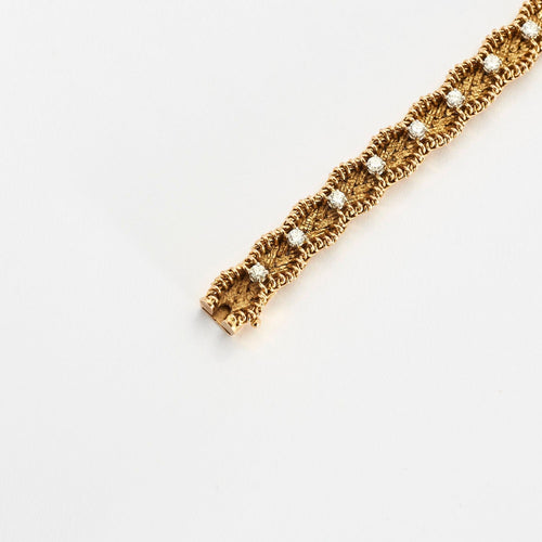 Bracelet Bracelet souple diamants 58 Facettes 34000090