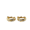 Boucles d'oreilles Maison Christofle - Créoles deux Ors 58 Facettes 1.0000379/1