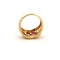 Bague 58 Bague vintage en or jaune , rubis et diamants 58 Facettes
