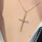 Pendentif Pendentif croix en or jaune et rubis 58 Facettes 30612