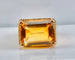 Bague 56 Bague en or jaune, topaze jaune 58 Facettes AB612