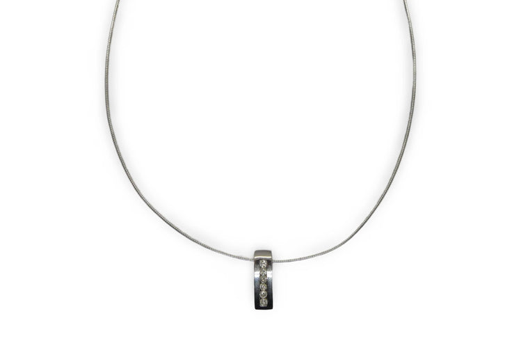 Collier Collier or blanc et diamants 58 Facettes