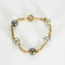 Bracelet Bracelet en or jaune et perles de cultures Tahiti 58 Facettes LAV1962