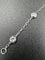 Bracelet CARTIER. Collection "Diamants légers, bracelet or blanc et diamants 58 Facettes