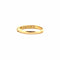 Bague 55 Demi alliance en diamants or jaune 58 Facettes