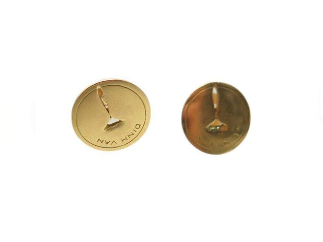 Boucles d'oreilles boucles d'oreilles DINH VAN puces punaises en or jaune 18k 3.8gr  s 58 Facettes 268999