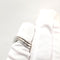 Bague 53 Bague en or blanc diamants 58 Facettes