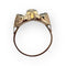 Bague 55 Bague Tank or rose 750 et diamants 58 Facettes 149058237