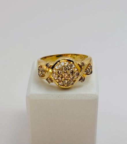Bague Bague en or jaune et diamant 58 Facettes 50145