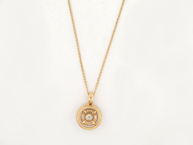 Collier Collier pendentif en or jaune et diamants 0.63 ct 58 Facettes 265376