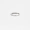 Bague 48 Alliance or blanc diamants 58 Facettes LP594