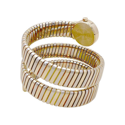 Montre Montre Bulgari, "Tubogas BB 19", deux ors. 58 Facettes 35046
