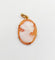 Pendentif Pendentif vintage or 18k camée coquille 58 Facettes A05882