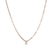 Collier Collier n° 104 - Collier en or rose 18 carats et diamant 58 Facettes