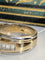 Bague 54 Bague en or jaune et blanc 18K saphir et diamants 58 Facettes