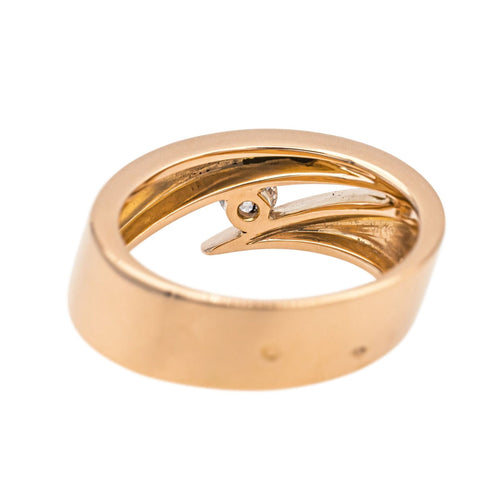 Bague 52.5 Garel Bague Solitaire  Or rose Diamant 58 Facettes 3777150CN