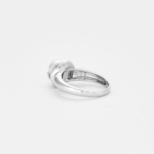 Bague 54 Bague perle et diamants 58 Facettes 2496