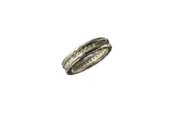 Bague BULGARI - B.zero1 – Bague en or blanc sertie de diamants pavés 58 Facettes