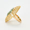 Bague 52 Bague Marquise Aigue Marine Diamants 58 Facettes