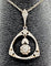 Collier Pendentif sur chaîne Art Nouveau 58 Facettes AB121