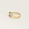 Bague 51 Bague Solitaire en or jaune, or blanc et diamant 58 Facettes HAV09242