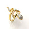Bague Bague serpent or & diamants 58 Facettes
