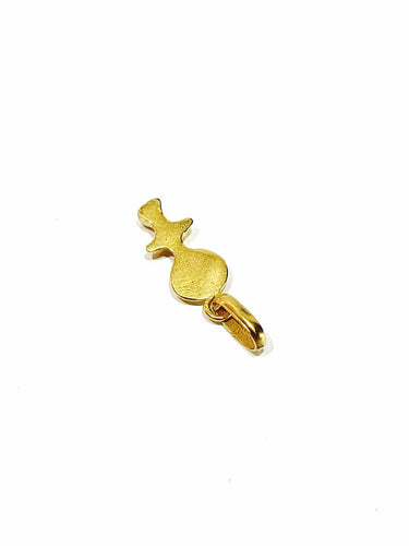 Pendentif Pendentif poupée Ashanti or jaune 58 Facettes