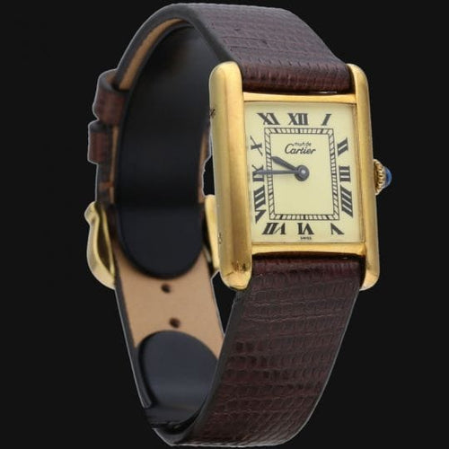 Montre Cartier Montre Tank Vermeil 58 Facettes MT43327