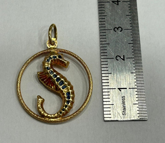 Pendentif Pendentif Hippocampe 58 Facettes LP162