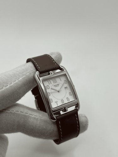 Montre Hermès - Montre Cape Cod Grand Modèle en acier 58 Facettes