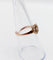 Bague 51.5 Bague marguerite or rose, diamant et perles (circa 1900) 58 Facettes A06283
