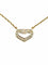 Collier CARTIER. Collection "Coeurs et symboles", collier or jaune et diamants 58 Facettes