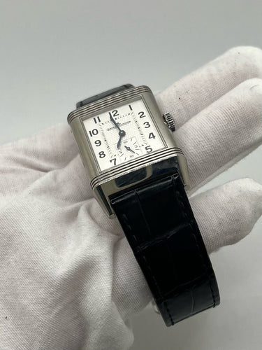 Montre Jaeger-LeCoultre Reverso Classic Small Large Small 214.8.62 Coffret complet 2017 + Boucle Déployante 58 Facettes