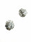 Boucles d'oreilles or blanc 18K et diamants certifiés GIA 58 Facettes