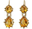Boucles d'oreilles Boucles d'oreilles antiques en or et topaze 58 Facettes 7638
