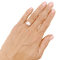 Bague 54 Solitaire en or blanc, diamant 1,92 cts. 58 Facettes 34757