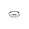 Bague 52 Bague solitaire en or blanc et diamants 58 Facettes GU296