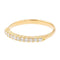 Bague 56.5 Bague Demi alliance Or jaune Diamant 58 Facettes 2271469CN
