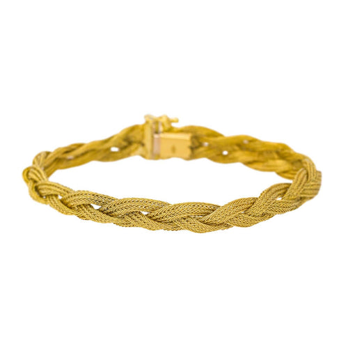 Bracelet Bracelet Tressé Or jaune 58 Facettes 4529045CN